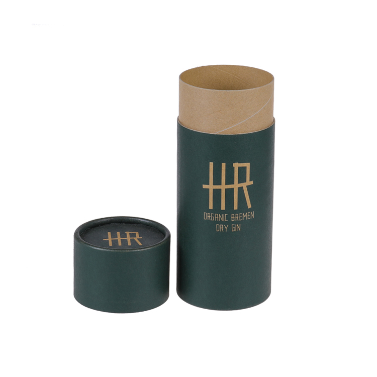 Wholesale Custom Cylinder Cardboard Round Paper Tube Box for Essential CBD Oil Packaging