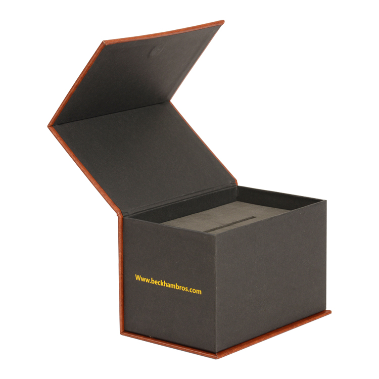 Factory Bottom Price Leatherette Paper Cardboard Luxury Magnetic Gift Box with Debossed Logo and EVA Holder