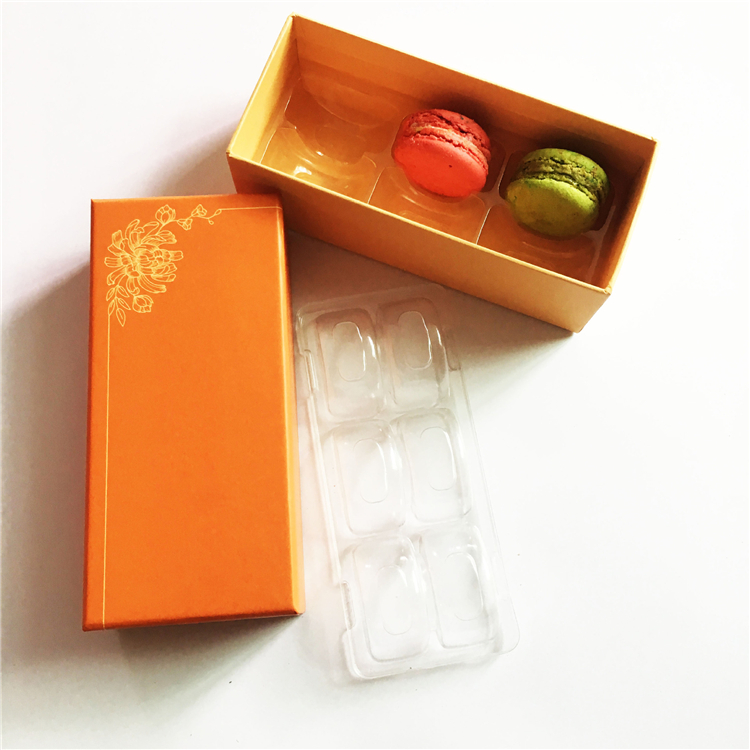 Orange Gift Box Cardboard Candy Paper Box Orange Macarons Cake Box