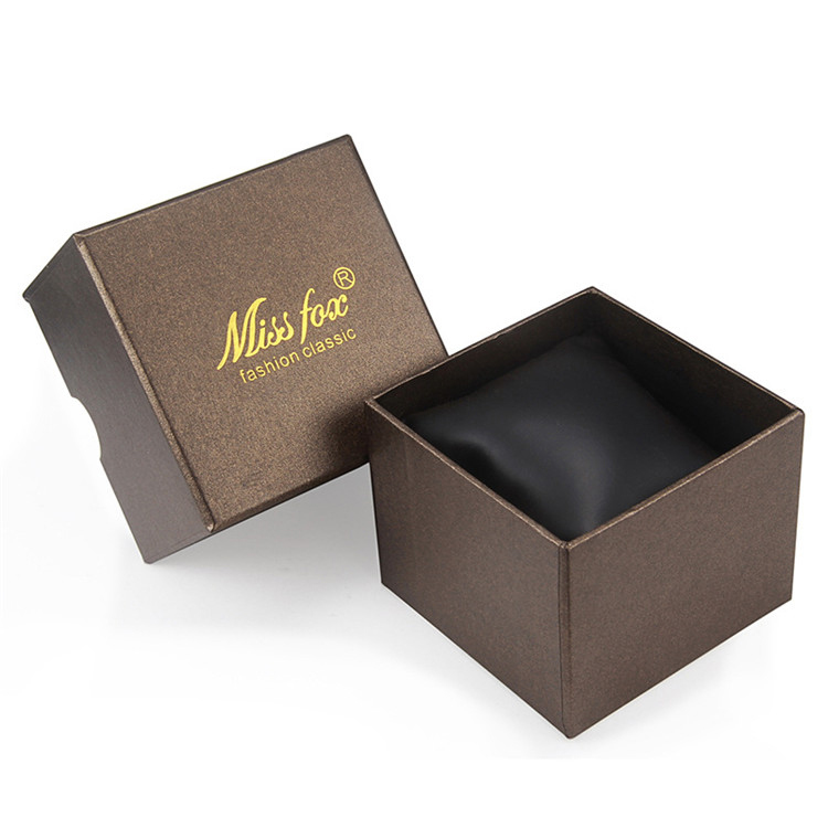 Custom Fashion Square Cardboard PU Leather Glossy Finishing Jewelry Bangle Ring Gift Storage Box Packaging Display Boxes