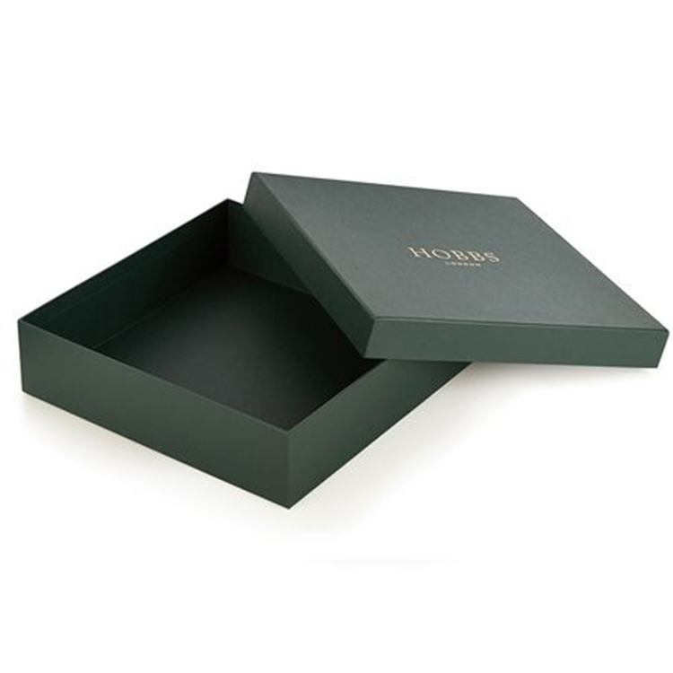 Customized Logo Luxury Apparel Cardboard Packaging Removable Lid And Based 2 Piece Rigid Boxes